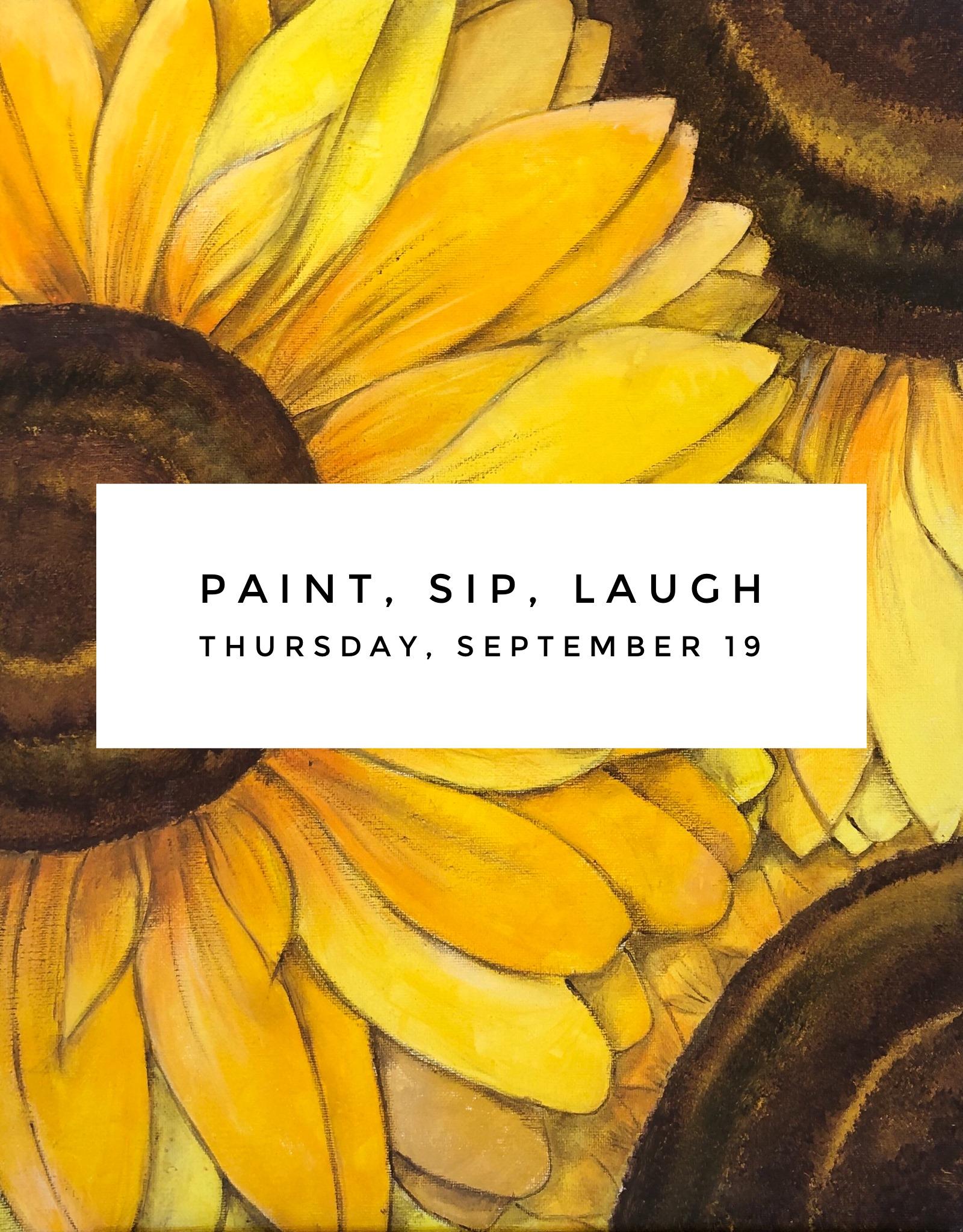 September Paint, Sip, Laugh The Anthracite Center